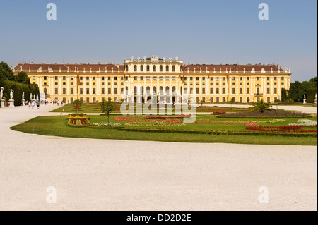 Vienna, Austria - Schoenbrunn Palace, a UNESCO World Heritage Site Stock Photo