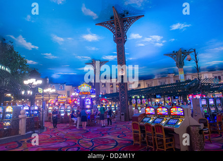 The interior of Paris hotel and casino in Las Vegas, Stock Photo