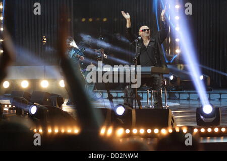 Sopot, Poland 23rd, August Sopot Top of The Top festival in Forest Opera. Pictured: The Lombard band performs live on the stage Credit:  Michal Fludra/Alamy Live News Stock Photo