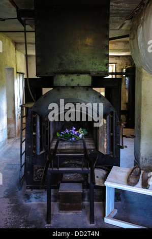 The crematorium at the Natzweiler-Struthof German concentration camp located in the Vosges Mountains Alsace France Stock Photo