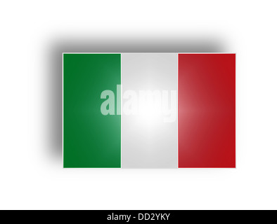 Flag of Italy (stylized I). Stock Photo