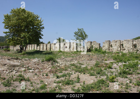 The ruins of ancient Troy Stock Photo