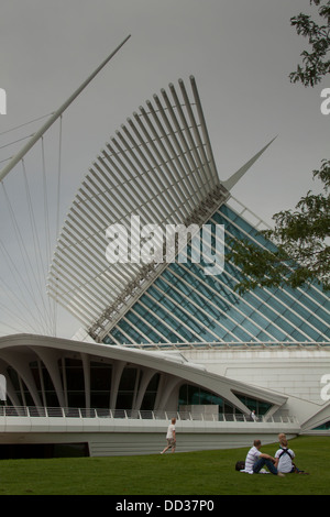 The Milwaukee Art Museum (MAM): The Quadracci Pavilion created by Spanish architect Santiago Calatrava
