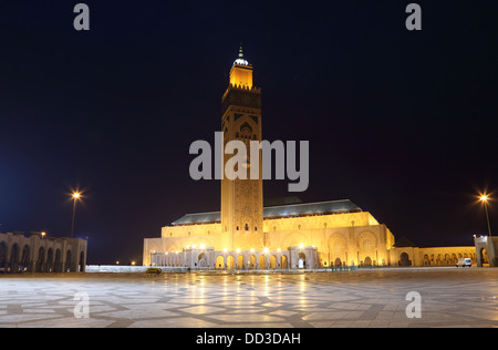 Hassan II Mosque in Casablanca, Morocco, North Africa Stock Photo