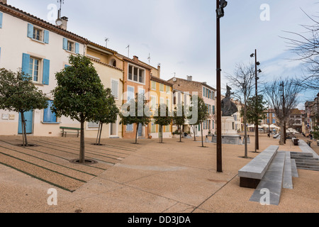 Village of Leucate, Aude, Languedoc-Roussillon, France Stock Photo
