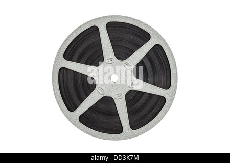 Old metal reel of film. vintage bobbin Stock Photo - Alamy