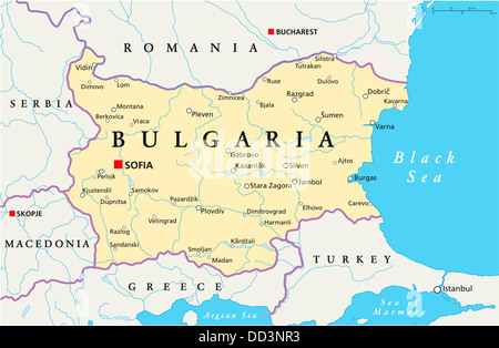 eastern europe, bulgaria, cartography, map, atlas, map of the world ...