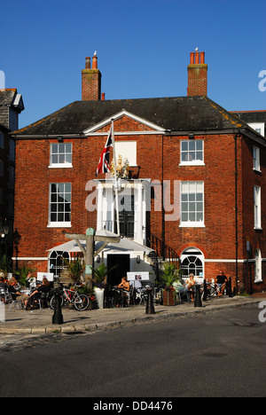 A view of the Customs House on Poole quay Dorset UK Stock Photo