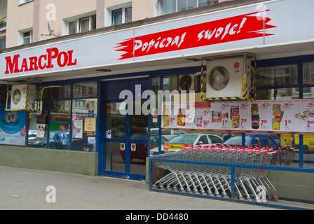 Supermarket central Warsaw Poland Europe Stock Photo