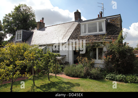 Rear of Monk's House, country retreat of the novelist Virginia Woolf. Stock Photo