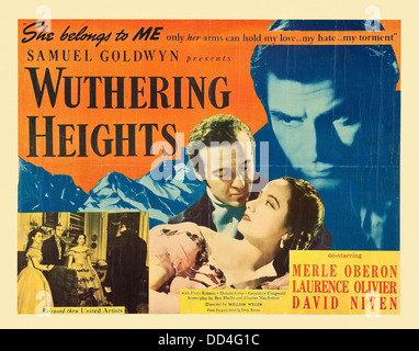 WUTHERING HEIGHTS - Movie Poster - Directed By William Wyler - United ...