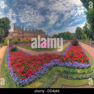 Panorama from Waddesdon Manor, Buckinghamshire, England Stock Photo