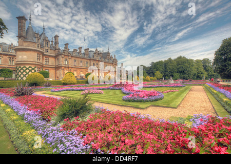 Panorama from Waddesdon Manor, Buckinghamshire, England Stock Photo