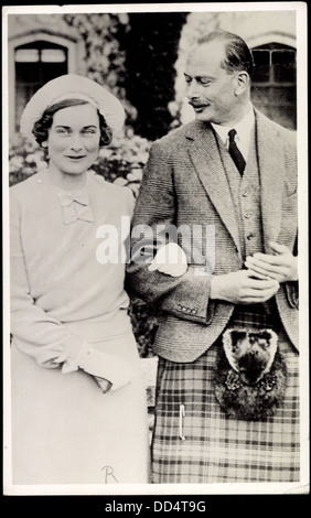 Ak H.R.H. The Duke of Gloucester, Lady Alice Montagu Douglas Scott, Baltmore; Stock Photo