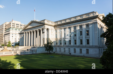 Treasury Building in Washington, D.C., USA Stock Photo