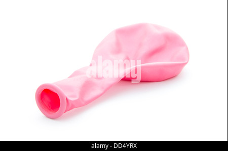 Not inflated balloon isolated Stock Photo - Alamy
