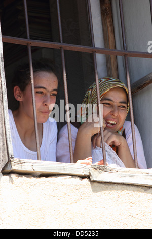 smiling Turkish females Stock Photo