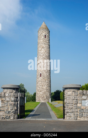 The WW1 Irish Peace Park / Irish Peace Tower, First World War One monument at Mesen / Messines, West Flanders, Belgium Stock Photo