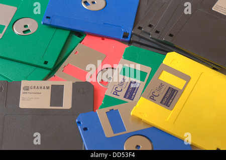 3.5' Floppy Disks Stock Photo