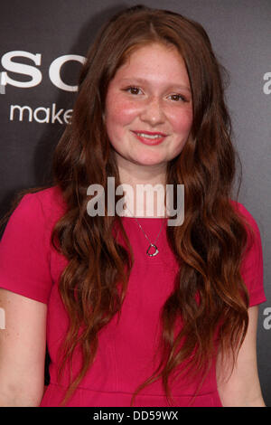 New York, New York, USA. 26th Aug, 2013. Actress EMMA KENNEY attends the New York premiere of the new film 'ONE DIRECTION: This is Us' held at the Ziegfeld Theatre. Credit:  Nancy Kaszerman/ZUMAPRESS.com/Alamy Live News Stock Photo