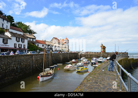 Lynmouth Harbour, Lynmouth, Devon, England, United Kingdom Stock Photo