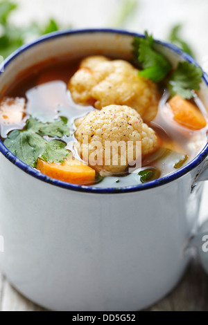 vegetable soup Stock Photo