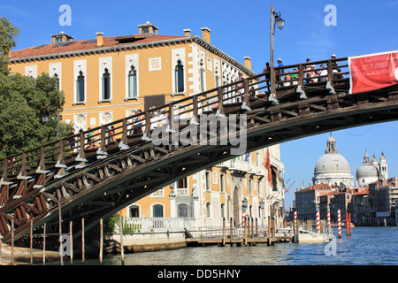Ponte dell'Accademia bridge, Venice, Italy Stock Photo