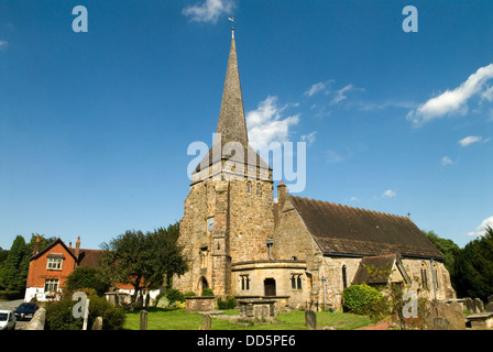 West Hoathy church of St Margaret.  (dedicated in full to St Margaret of Antioch) is an Anglican church in the village of West Hoathly in Mid Sussex 2013 2010s  HOMER SYKES Stock Photo