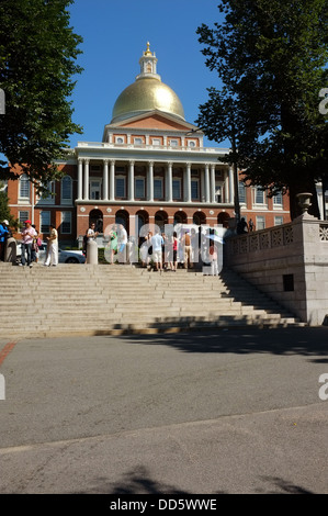 Massachusetts State House, Beacon Street ,Boston, USA Stock Photo