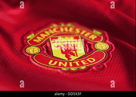 Manchester UNited Club Crest Stock Photo