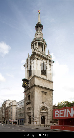 St Mary le Bow London Stock Photo