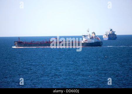 Scorpio Commercial Management Baltic Faith bulker merchant ship transporting Oil and chemical Tanker cargo in Baltic sea