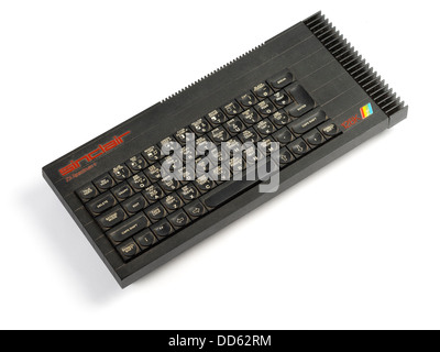 Sinclair ZX Spectrum 128K 1980's home computer Stock Photo