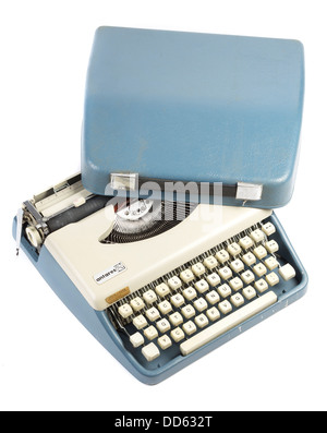 Typewriter cut out isolated on white background Stock Photo