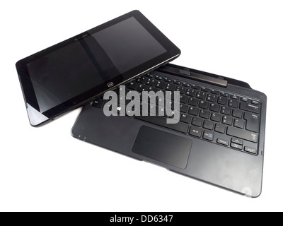 Samsung Ativ Smart PC tablet computer cut out isolated on white background Stock Photo