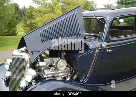 1934 Ford 5 Window Coupe Stock Photo