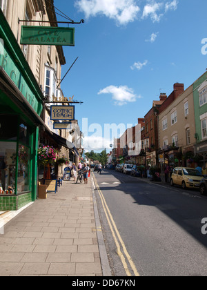 Glastonbury high street, Somerset, UK 2013 Stock Photo