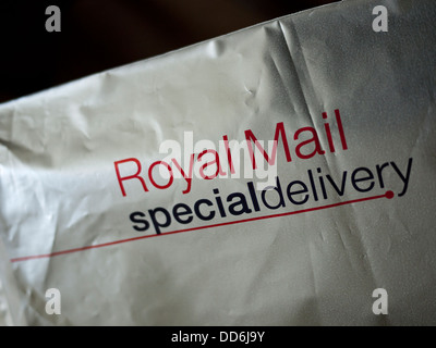 Royal Mail Special Delivery guaranteed next day delivery Stock Photo ...