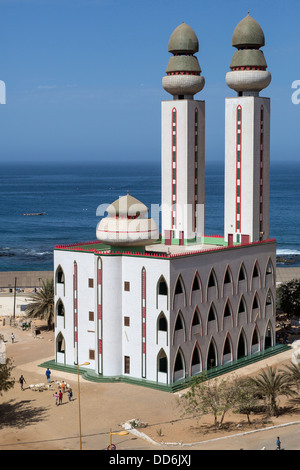 Dakar, Senegal. Mosque de la Divinité (Mosque of the Divinity), in Ouakam, a commune of Dakar. Completed 1997. Stock Photo