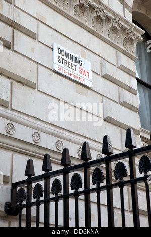 Downing Street in London Stock Photo