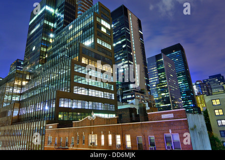 Office buildings in midtown Manhattan. Stock Photo