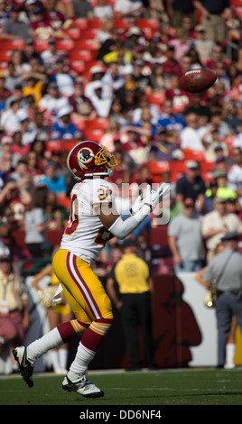 August 24 2013, Landover, MD FedEx field Washington Redskins takes on the Buffalo Bills for third preseason game for 2013. Stock Photo