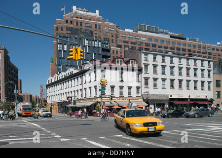 WEST FOURTEENTH STREET MEAT MARKET PACKING DISTRICT MANHATTAN NEW YORK CITY USA Stock Photo