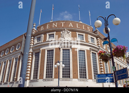 exterior of bentalls department store and shopping centre, kingston upon thames, surrey, england Stock Photo