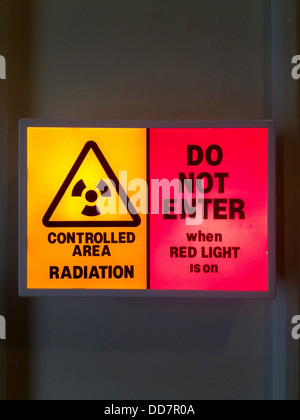 x-ray warning signs Stock Photo