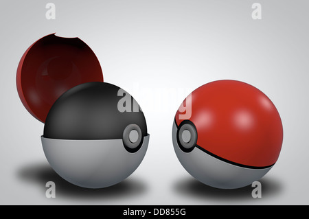 Poke ball isolated Stock Vector Images - Alamy