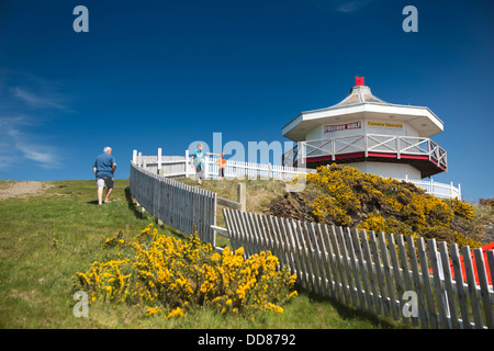 UK, Wales, Ceredigion, Aberystwyth, Constitution Hill, Camera Obscura Stock Photo