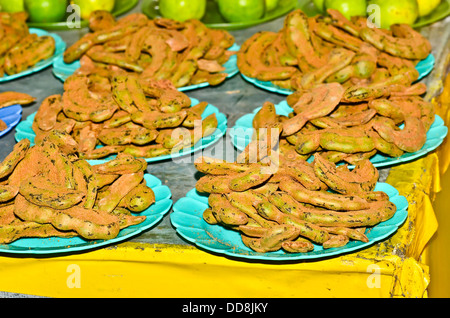 tamarind pods Stock Photo