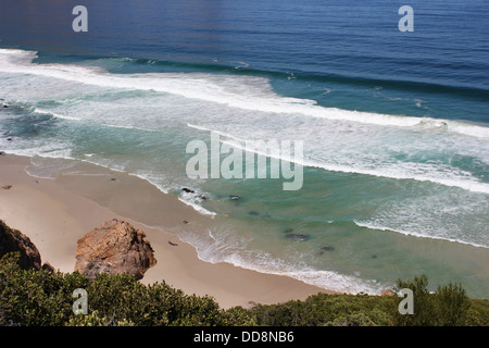 Beach along south africas coastline at the indian ocean Stock Photo