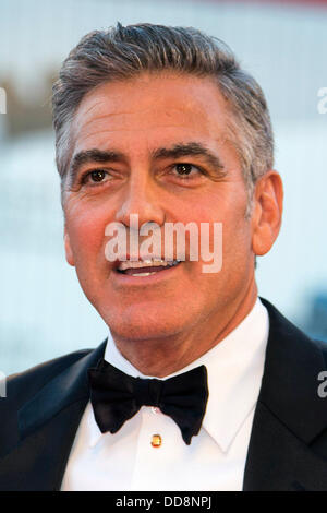 George Clooney attending the 'Gravity' premiere at the 70th Venice International Film Festival. August 28, 2013 Stock Photo